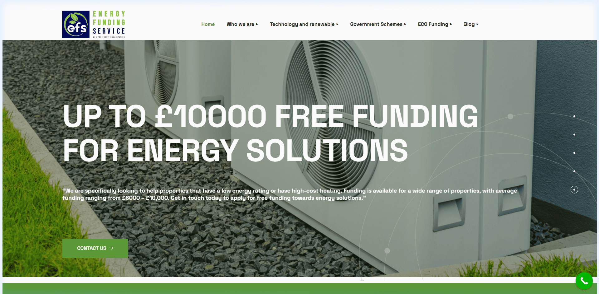 Funding Service UK — Complete Website — live website screenshot